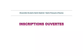 INSCRIPTIONS 